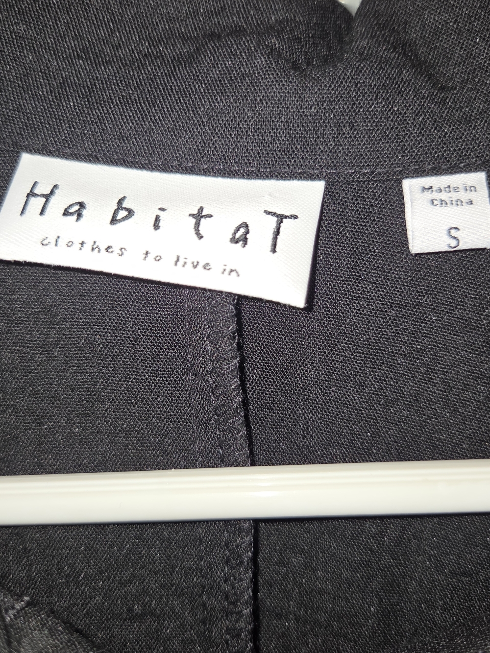 Habitat Black Casual Pullover Top - Picture 3 of 4